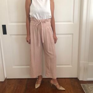 Club Monaco high-waisted wise leg pants